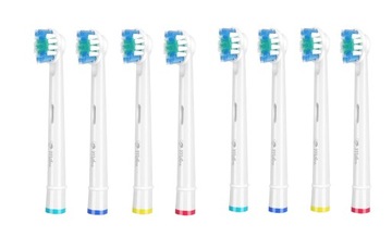Końcówki do szczoteczki elektrycznej Oral B Braun ZESTAW Milos 8 sztuk