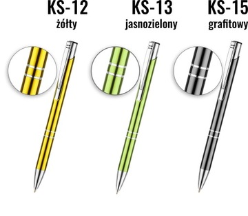 Długopisy reklamowe z logo 100szt. znakowanie GRAWER + PROJEKT