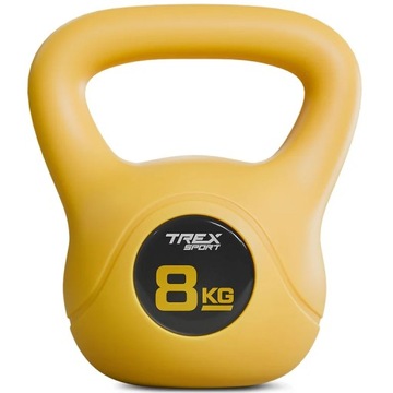Kettlebell odważnik ciężar 8kg hantel hantla fitness do ćwiczeń Trex Sport