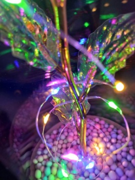 ВЕЧНАЯ РОЗА В СТЕКЛЕ, СВЕТЯЩАЯСЯ СВЕТОДИОДНАЯ РОЗА, ПОДАРОК ​​УЧИТЕЛЮ, КОНЕЦ ГОДА