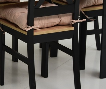 4 стула BOHO для столовой, стол ARTISAN EXPANDABLE