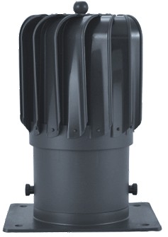 NASADA OBROTOWA 150 GRAFIT z PODSTAWĄ WENTYLACYJNA