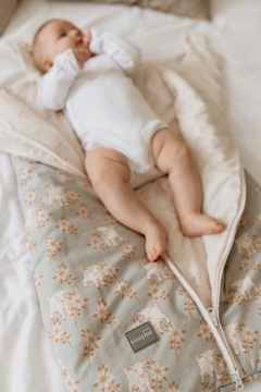 Спальный мешок NewBorn Vintage Animals Almond - Sleepee