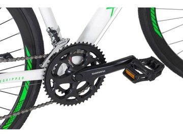 Гравийный велосипед KS Cycling XCEED, рама 23 дюйма, колесо 28 дюймов, белый