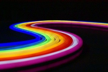 Светодиодная лента Neon FLEX голубая 12В IP67 6х12