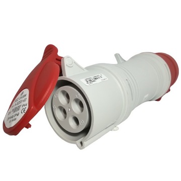 ПЕРЕХОДНИК ПИТАНИЯ С 5П НА 4П - 32А IP44