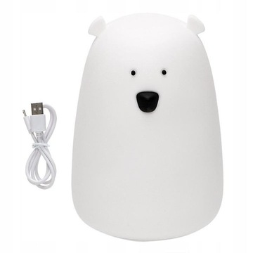 Мягкий силиконовый светильник BIG BEAR - цвета!