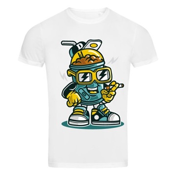 T-shirt śmieszna koszulka sportowa NAPIJMY SIĘ! Lemoniada z papieroskiem