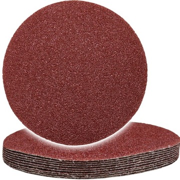 KRĄŻEK RZEP PAPIER ŚCIERNY 125MM P60 PEŁNY 10SZT