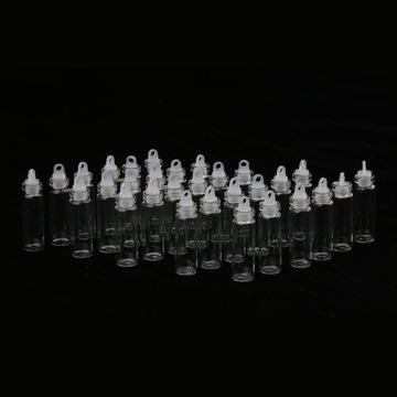 Мини-бутылка желаний, прозрачные стеклянные банки, бутылки с эфирным маслом, сделай сам, 2 мл