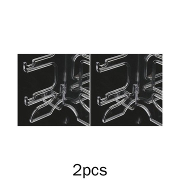 2x Przezroczysty uchwyt na okulary
