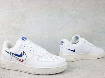 NIKE AIR FORCE 1 LOW DM9096 101 BUTY MĘSKIE BIAŁE SKÓRZANE