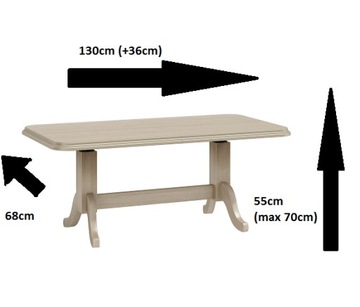 LUDIA РАСШИРЯЕМЫЙ СТОЛ СТОЛ, ТЕМНЫЙ ОРЕХ