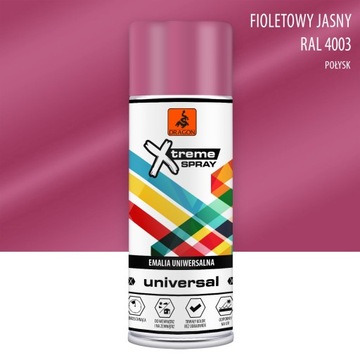 Emalia uniwersalna w aerozolu FIOLET JASNY RAL4003