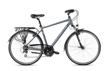 Rower trekkingowy ROMET WAGANT 3 2023 szaro-czarny, 21, 28, nd., mężczyzna
