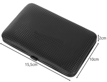 Zestaw Manicure Cążki Nożyczki do Paznokci 16 Elementów w Eleganckim ETUI