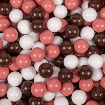 KiddyMoon kolorowe KULKI PIŁECZKI 7cm Zestaw 300