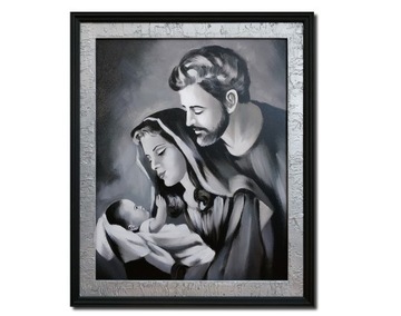 Obraz ŚWIĘTA RODZINA JEZUS MARYJA MATKA BOSKA RAMA