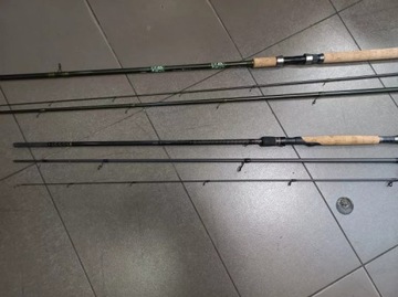 Удилище JAXON GREEN POINT MATCH PRO 4,20 м / 5-25 г и PEZON MICHEL SOURCE