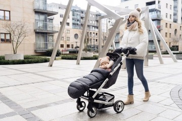 Муфта ZAFFIRO двухсекционная 2в1 для шерстяной коляски