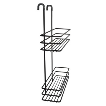 ПРОВОЛОЧНАЯ ПОЛКА ДЛЯ ВАННОЙ, ПОДВЕСНАЯ ПОД ДУШЕМ, ЧЕРНЫЙ ЛОФТ, СОВРЕМЕННЫЙ