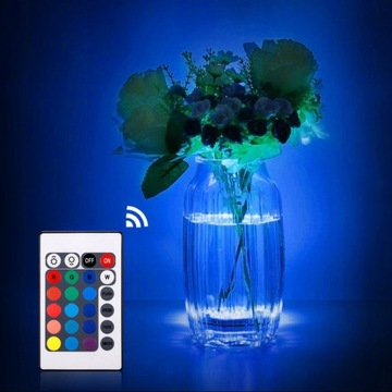4 ШТ. LED RGB ПОДВОДНАЯ ЛАМПА ВОДОНЕПРОНИЦАЕМАЯ ЛАМПА
