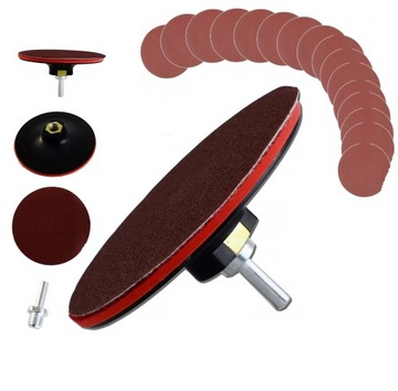 ГИБКИЙ ДИСК С ВЕЛКРО 125 ШЛИФОВАЛЬНАЯ СВЕРЛА