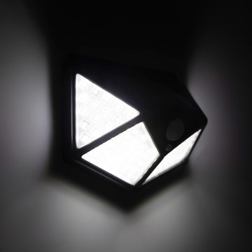 4x солнечные садовые фасадные лампы с датчиком