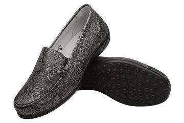 Mokasyny WALDLAUFER 640004 r.37,5 (4,5) Tęgość K Haluksy Półbuty Klare