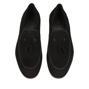 Czarne loafersy Hugo 40