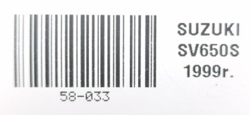 SUZUKI SV 650 S 99-02 ЗАДНИЙ ФОНАРЬ ЗАДНИЙ ФОНАРЬ