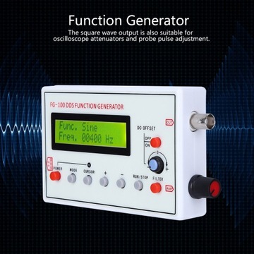 FG-100 GENERATOR SYGNAŁÓW FUNKCJI DDS 1Hz-500kHz