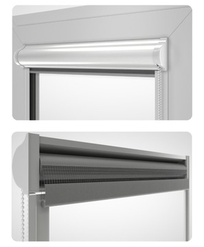 Elegancka roleta w kasecie Dzień Noc 30x150