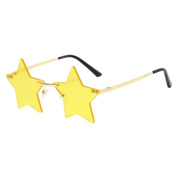 Fashion Star Shaped Sunglass for Men Pink
