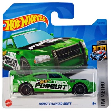 Auto Mattel Hot Wheels Dodge Charger Drift zielone