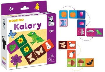 Kapitan Nauka Kolory Gra DOMINO dla DZIECI 3+