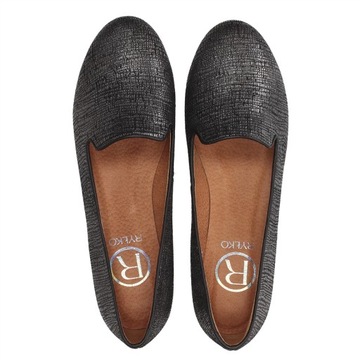 Мокасины Ryłko 1KPZ4 серебристо-черный - 39