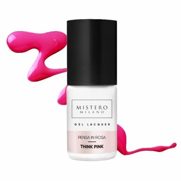 LAKIER HYBRYDOWY do paznokci Think Pink Mistero Milano 7ml 1144/7