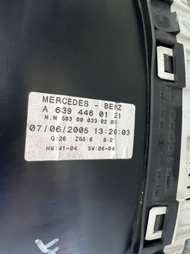 BUDÍKY PŘÍSTROJOVÁ DESKA MERCEDES-BENZ W639 VITO AUTOMAT A6394460121 6394460121