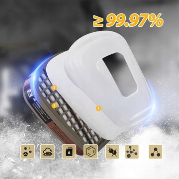 ЗАЩИТНАЯ КРАСОЧНАЯ МАСКА 3М 6800 АНТИГАЗОВАЯ