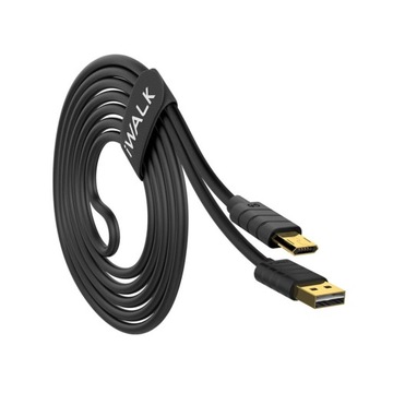 Kabel iWALK Twister MD | USB-A - Micro USB 1m