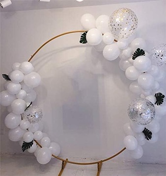 Подставка для воздушных шаров, круглая рамка, большая металлическая гирлянда из воздушных шаров высотой 2,2 м.