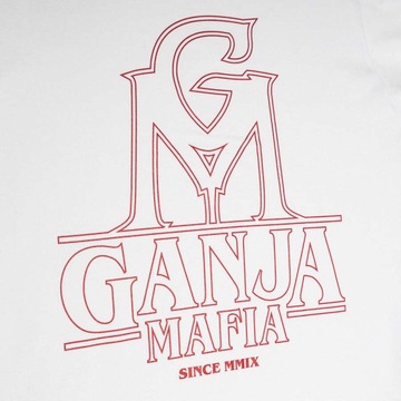 GANJA MAFIA Koszulka T-shirt Stranger Biała / XL