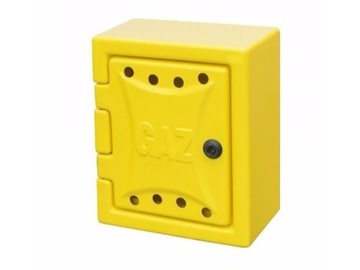 SZAFKA SKRZYNKA GAZOWA G32 30 x 25 x 15 ŻÓŁTA GAZ