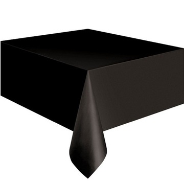 Obrus foliowy czarny obrus czarny cerata