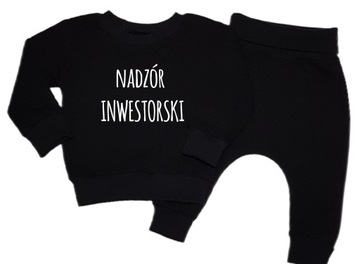 Dres NADZÓR INWESTORSKI bluza + spodnie baggy 92