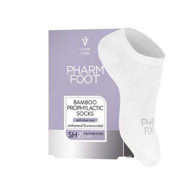 PHARM FOOT BAMBUSOWE SKARPETKI z jonami srebra ROZM. 39-42