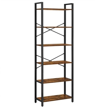 REGAŁ RUSTYKALNY LOFTOWY VINTAGE PÓŁKA 186CM