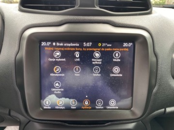Jeep Renegade SUV 1.4 MultiAir 140KM 2018 Jeep Renegade AUTOMAT NAWIGACJA GRZANE FOTELE PARKTRONIC TEMPOMAT GWARANC, zdjęcie 13