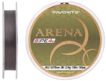 Plecionka Favorite Arena 150m 0,076mm Silver Gray